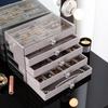 Jewelry Storage Box, High-end Exquisite New Drawer Necklace, Earrings, Multi-layer Large-capacity Earrings, Hand Jewelry Box.