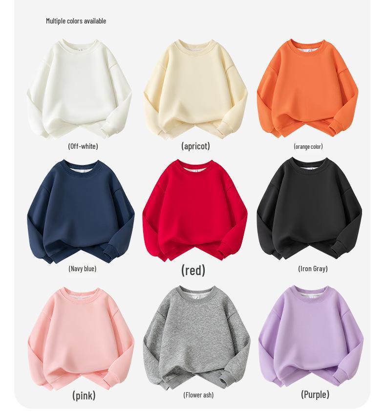 Boys' Autumn Print Pullover Sweatshirt - Stylish Loose Long Sleeve Top