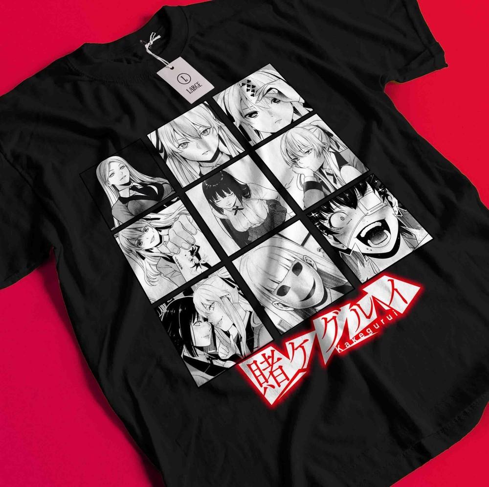 Kakegurui T-Shirt Gambling School Anime Shirt Yumeko Jabami Tshirt Mary Kirari BB565