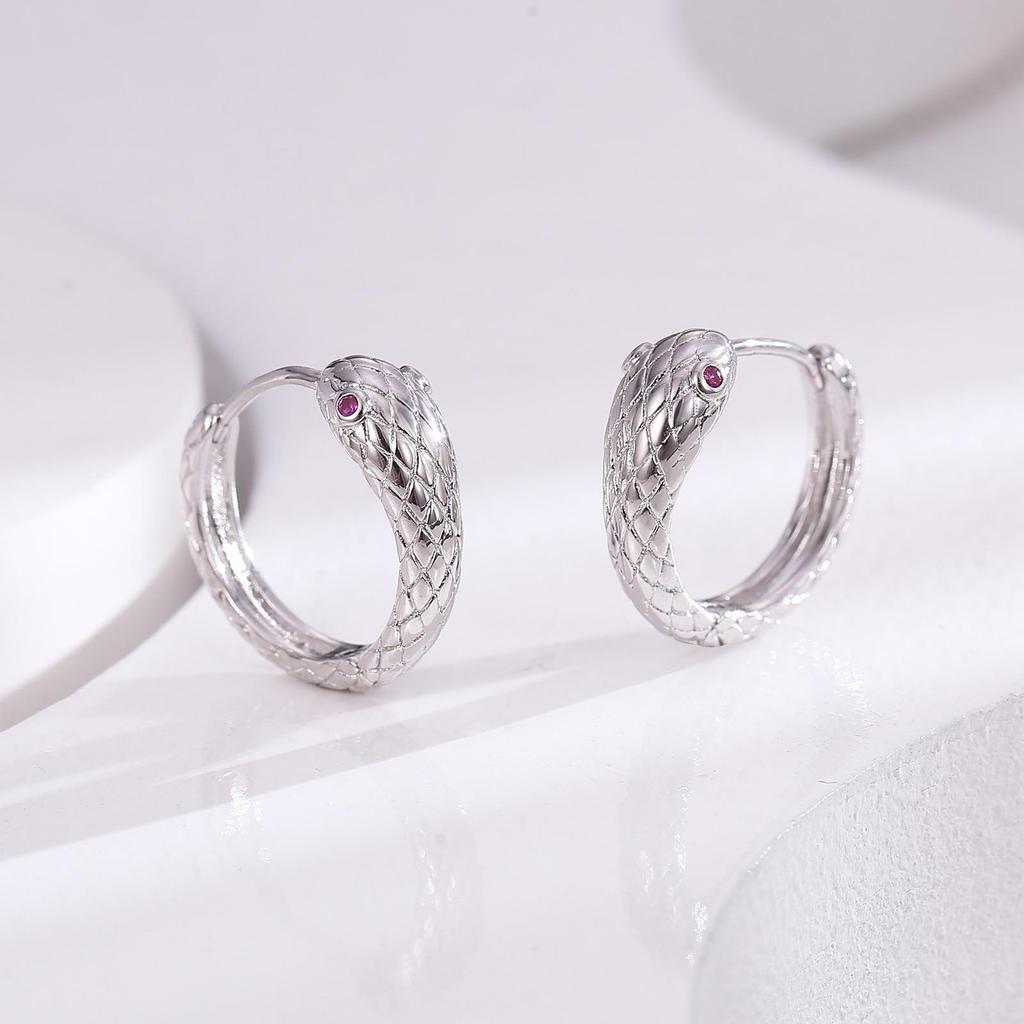 High-End Fashion Geometric Earrings Collection: Electroplated Simple All-Match Commuter Earrings