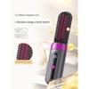 Ovl Wireless Negative Ion Hair Straightening Comb, Portable Dual-Use Straightener and Curling Iron, High-End Hair Styling Tool