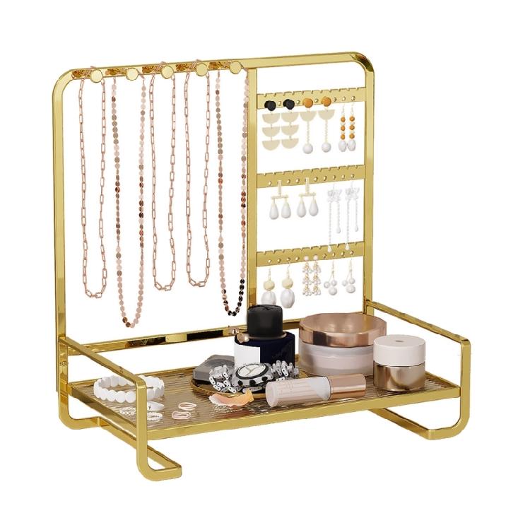 Dekorativer Schmuckständer Ästhetischer Schmuckaufhänger Praktischer Eisen-Präsentationsständer zur Aufbewahrung von Accessoires