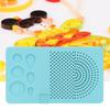 1 Set of Derivative Paper Winding Disc 20 Roots Needle Plate   Grid Tool(Blue)