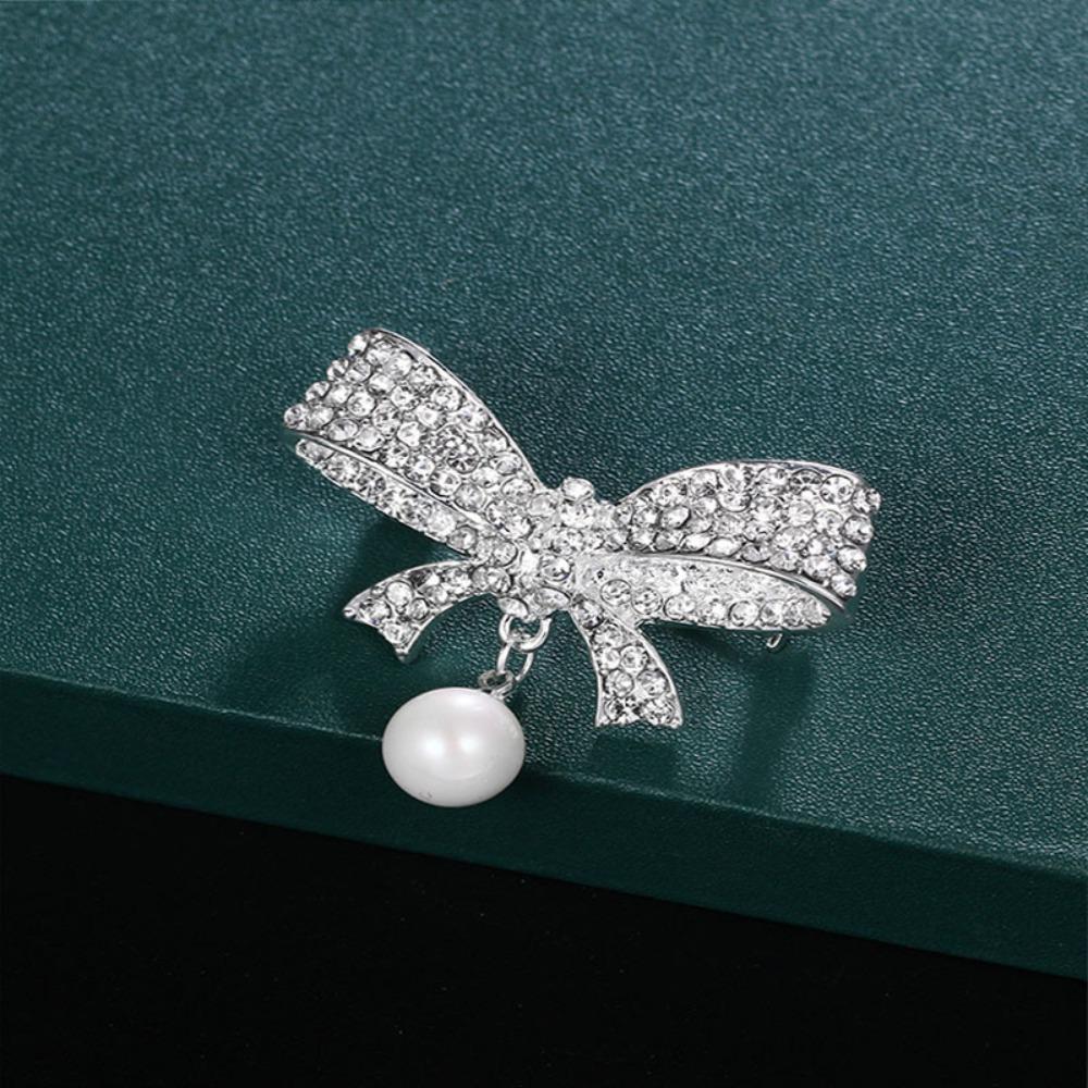 Korsage Schleife Brosche Anstecknadel Anti-Licht Kragenanstecker Damenbekleidung Zubehör