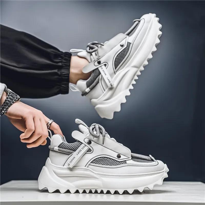 Classic men's shoes lightweight and comfortable mesh breathable sports shoes for teenagers and students casual running shoes