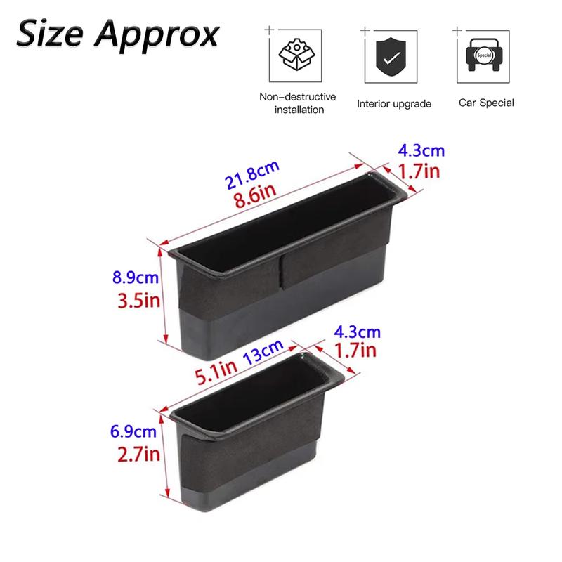 Door Handle erts Storage Box Organizer for Jeep Wrangler JK JKU 2007-2010 Door Grab Handle Tray Interior Accessories Tidying