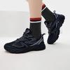 FILA Interun Solid Color Versatile Simple Low-Top Casual Shoes Women sneaker Shadow-Black Gray F12W432112FDB