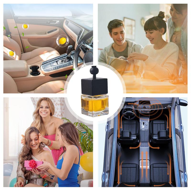 Car Perfume Oil Ocean Suspension Perfume Pendant 10ml Perfume Oil Pendant Rearview Mirror Decor Elegant Vehicle Decor
