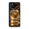 Happy Black Apple Phone Case For Oppo Reno 13 12 11 10 7 F Find X5 X6 A98 A80 A79 A78 A57 A54 A31 A17 Pro 5G Soft TPU Cover Bags