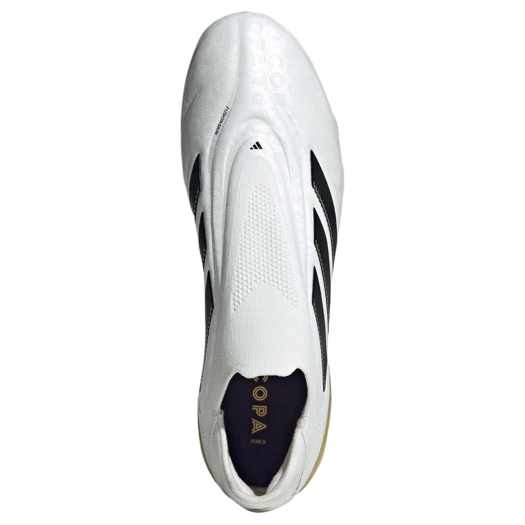 Adidas Copa Pure 3 Elite Ll Comfortable Fashion FG Unisex Football Shoes White Black Gold JH6301
