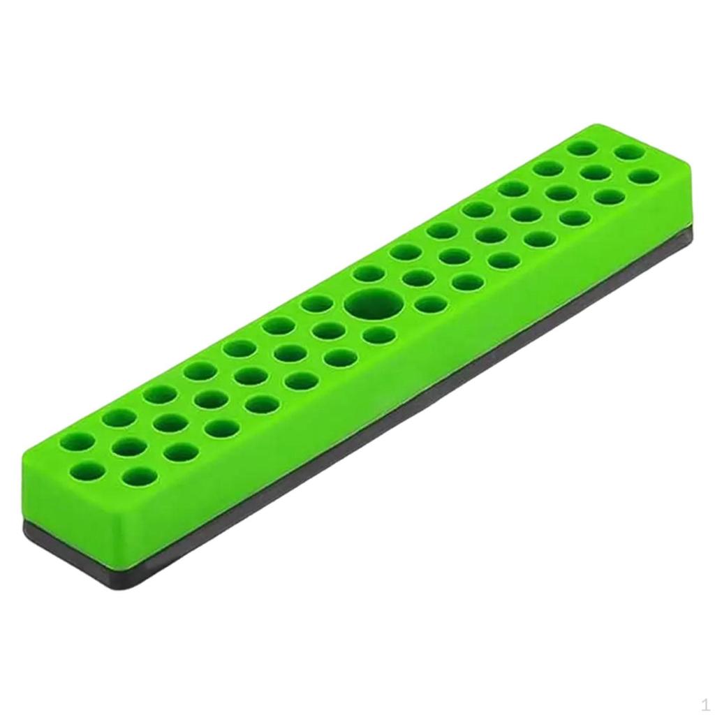 1/4" Hex Bit Storage Rack Organizer 18×3.1cm for Drill and Screwdriver Bits Professional