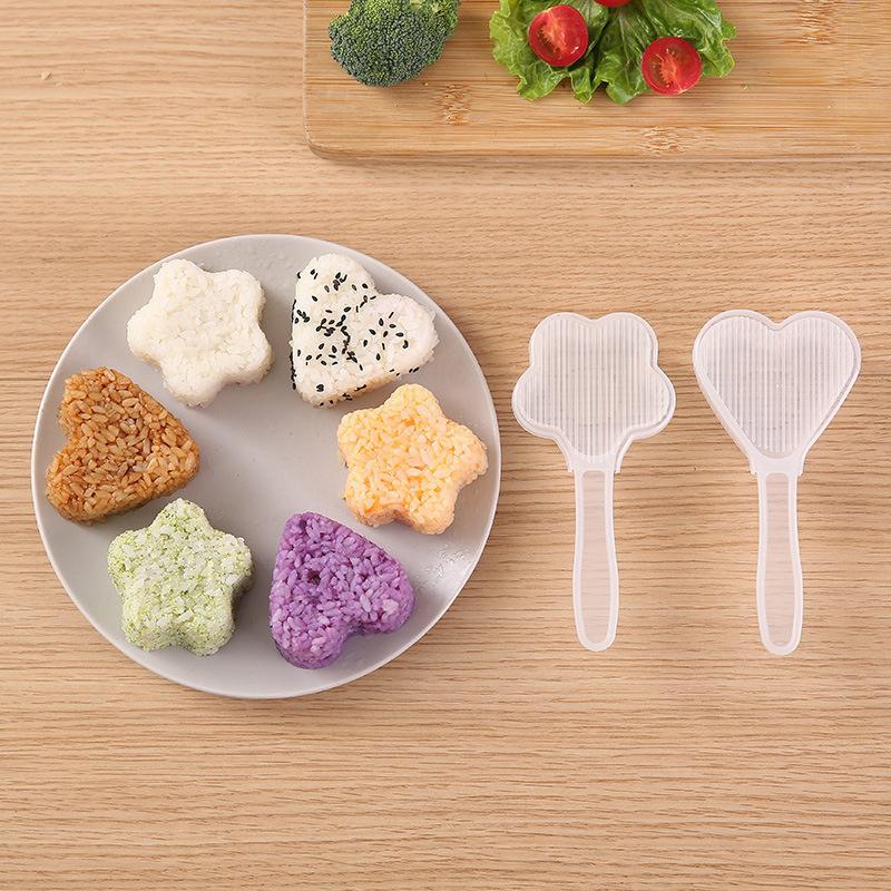 Cartoon Shape Sushi Rice Ball Mold Japanese Pressed Rice Ball Mold DIY Tool Lunch Kitchen Gadget Accessories