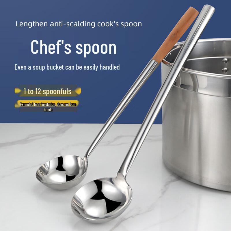 Extra Thick Stainless Steel Serving & Cooking Spoon