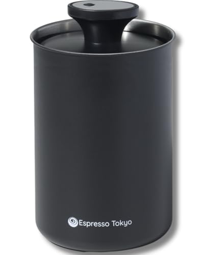 

Espresso Tokyo Professional Coffee Canister, Vacuum Sealed, Light-Proof, Coffee Bean Storage Container, Thoroughly Protects Against Oxidation, 1700ml,