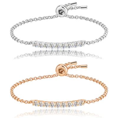 S925 Bracelet Is Fashionable and Versatile, New Model Full of Diamonds, European and American Cross-border Boutique Moissanite Bracelet for Women