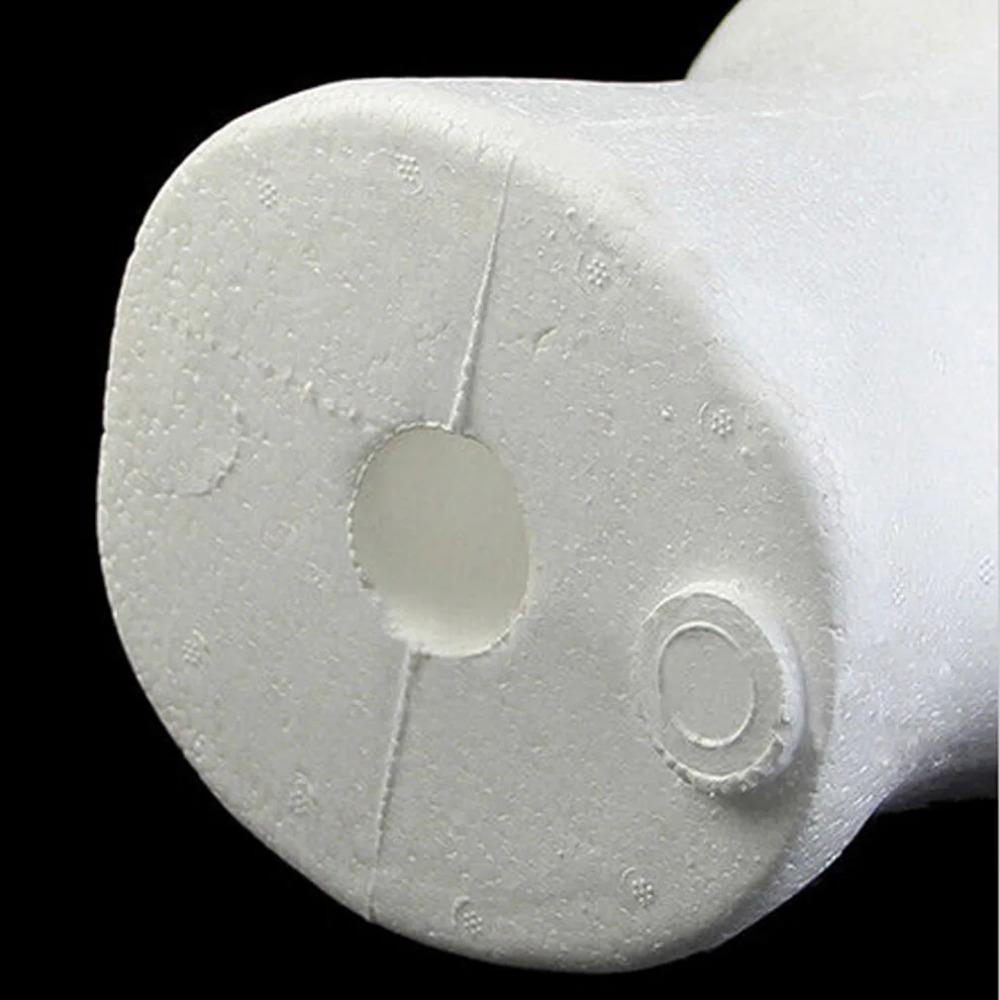 Wig Foam Head Model White Display Stand Rack Shopping Mall Closet Holder Male Mannequin Head