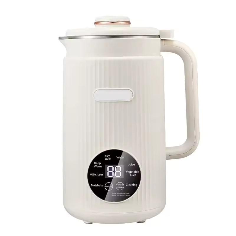 1200ML Elektrische Sojamilchmaschine Automatischer Intelligenter Food Blender Filterloser Sojamilchbereiter Reisbrei-Hersteller Wasserkocher