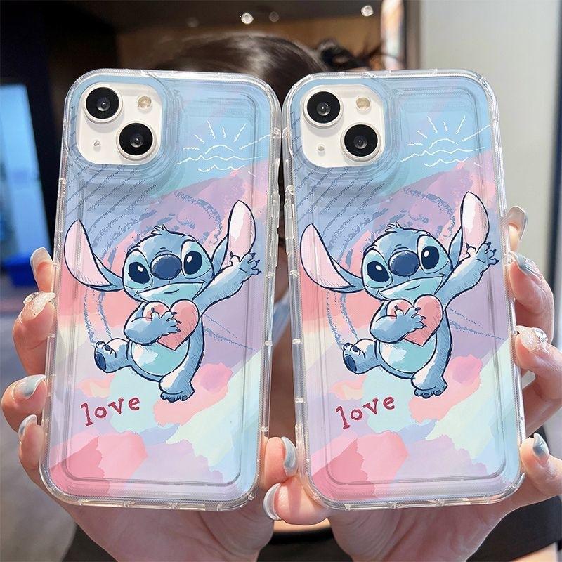 Cartoon Cute for Apple 13promax Mobile Phone Case Iphone14 Transparent 15 New Soft Case Silicone Airbag