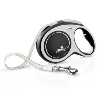 Neues Komfortband L 8m Schwarz (Unter 50 kg) [Hundeleine]