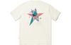 Li Ning T Shirts Unisex Ecru Crew Neck Moderate Straight Fit AHSU251-1