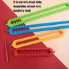 DIY Weaving Loom Knitting Kit 26/36/47/58cm Braiding Tool Portable Wool Knitter