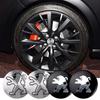 56mm Emblema de Alumínio para Calota Central de Roda de Carro Adesivo para Peugeot 206 508 2008 5008 107 106 205 301 307 308 3008 207 208 407