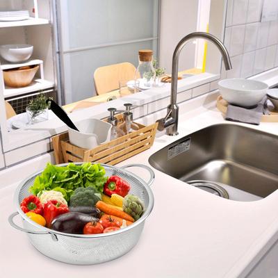 Kuchyňské síto na ovoce a zeleninu Nerezové sítko Sítko na mytí zeleniny