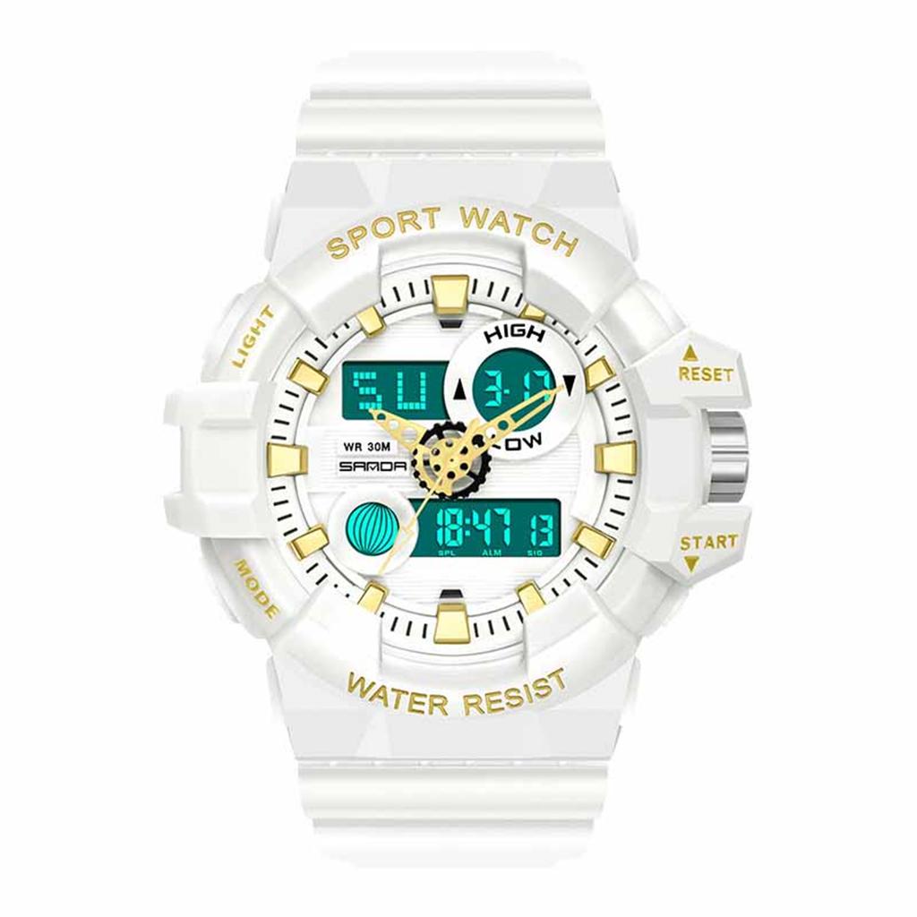 Men's Waterproof Luminous Running Alarm Clock Watch