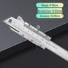 Guanglu Stainless Steel Digital Vernier Chamfer Caliper, 0-10mm, 30°/45°/60° Portable Chamfer Gauge