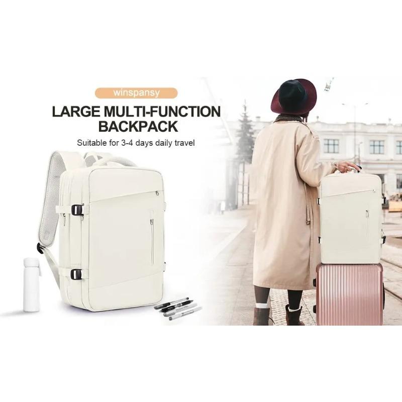 40L Travel Backpack for Women Expandable Weekender Hiking Laptop Backpack with USB Port Large Waterproof Men's Backpack