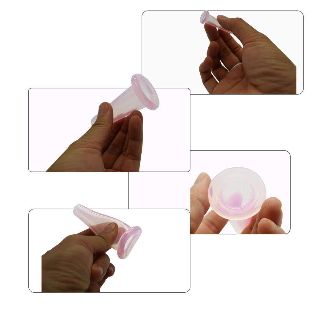 37x80mm Silicone Massage Vacuum Body Facial Cup Anti Cellulite Body Facial Cup Anti Cupping Cup