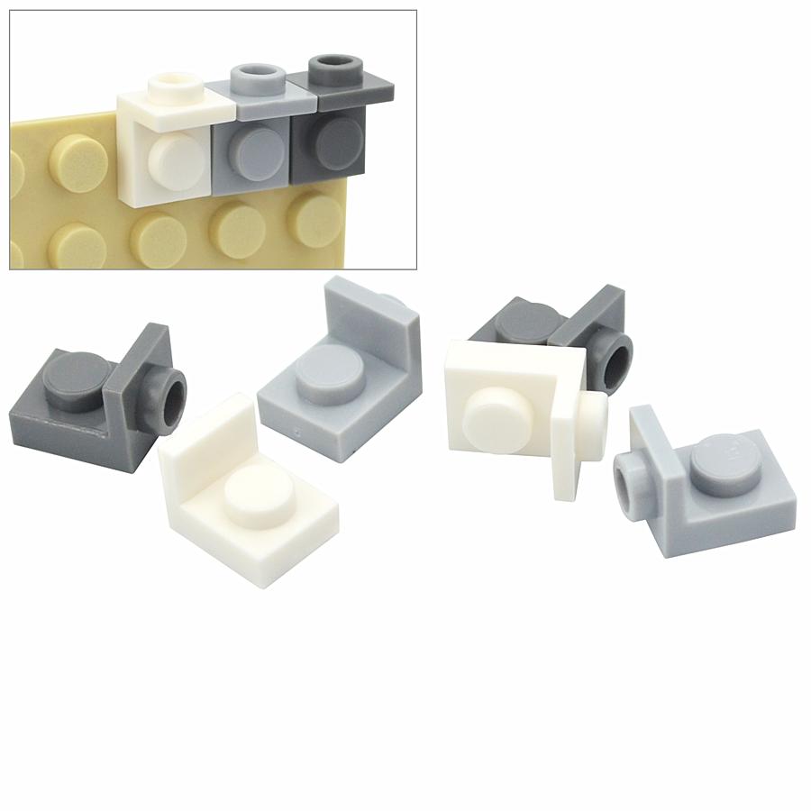 30PCS MOC Compatible Assembles Particles 36840 MOC 1x1-1x1 Inverted Side Bump Plate For Building Blocks Parts Educational Bricks