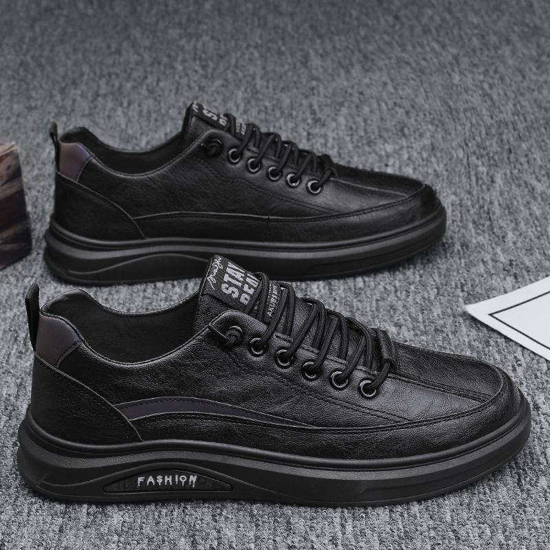 Atmungsaktive, wasserdichte und rutschfeste Schuhe für Herren für Frühling, Sommer und Herbst, Trendige lässige Lederschuhe