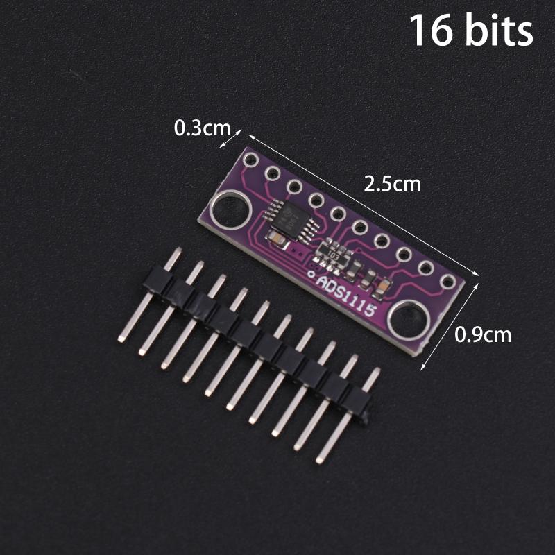Ads1115 Ads1015 12/16 Bit I2C Modul Präzision 4-Kanal Entwicklungsplatine Mit Pro Gain Verstärker Für Arduino