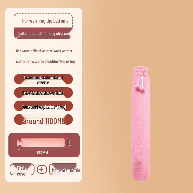 Fumaide Очень длинная грелка из искусственного кроличьего меха