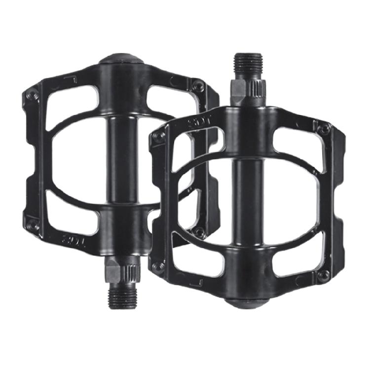 Aluminum Alloy Bicycles Flat Pedals 4 Bearings Bicycles Platform Pedals Replacement Wide Flat Cycling Pedals Enduring