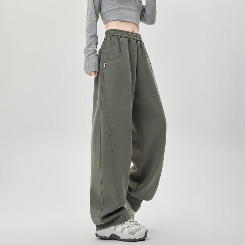 Женские брюки-бананы с высокой талией и широкими штанинами Hanyishop 2XL