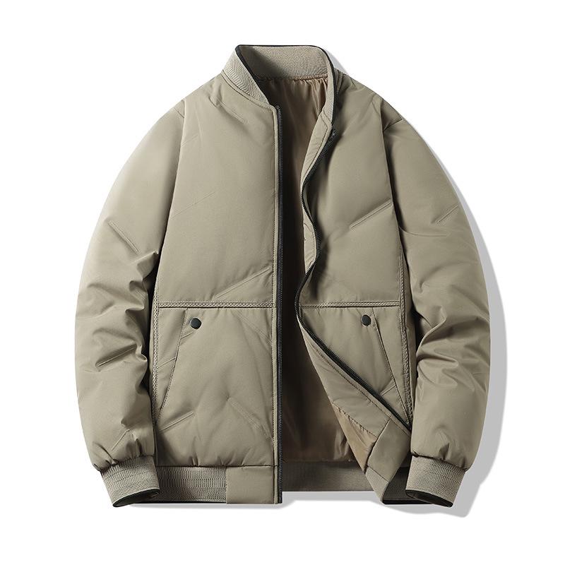 Men s Windproof Cotton Baseball Jacket - Warm, Thickened, Casual Sportswear for Autumn/Winter 3XL