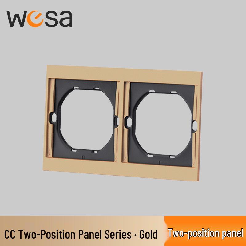 CC New Style 16A Multi-Gang European Socket Panel with Flame Retardant Protection and Switch