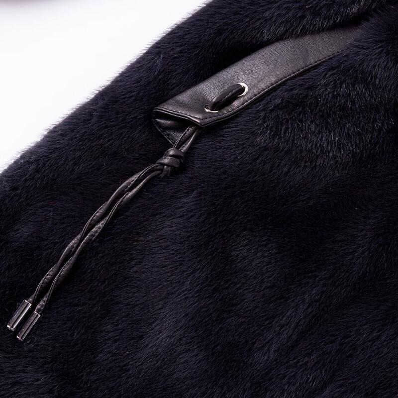 Women's Faux Mink Fur Winter Lapel Coat