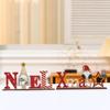 Christmas DIY English Letter Brand Wooden Tabletop Small Tabletop Set Christmas Gifts