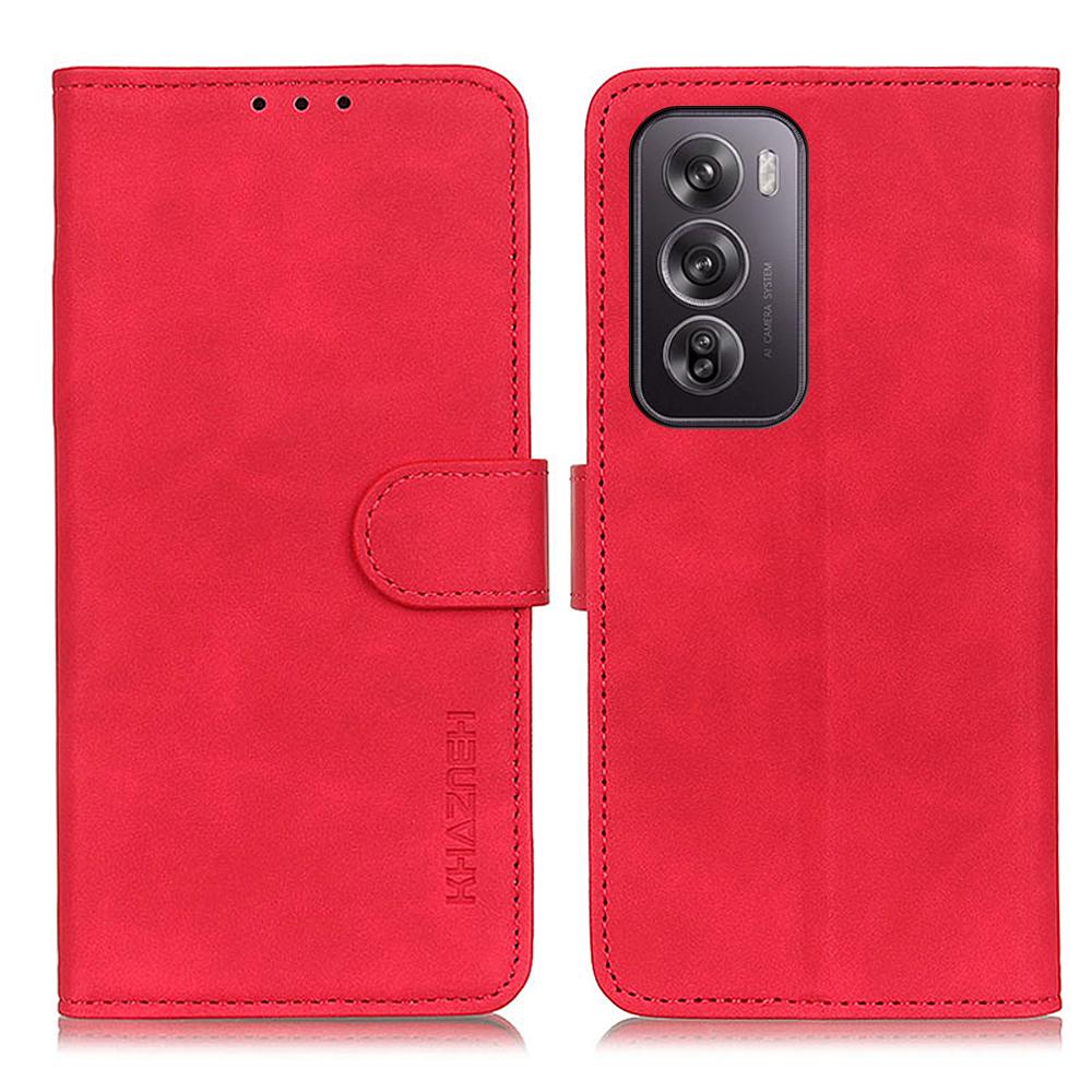 For Oppo Reno12 Pro 5G (Global) Case PU Leather Retro Texture Phone Cover