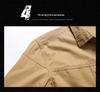 Men's 26 Styles Long-Sleeve Military Cotton Workwear Shirt