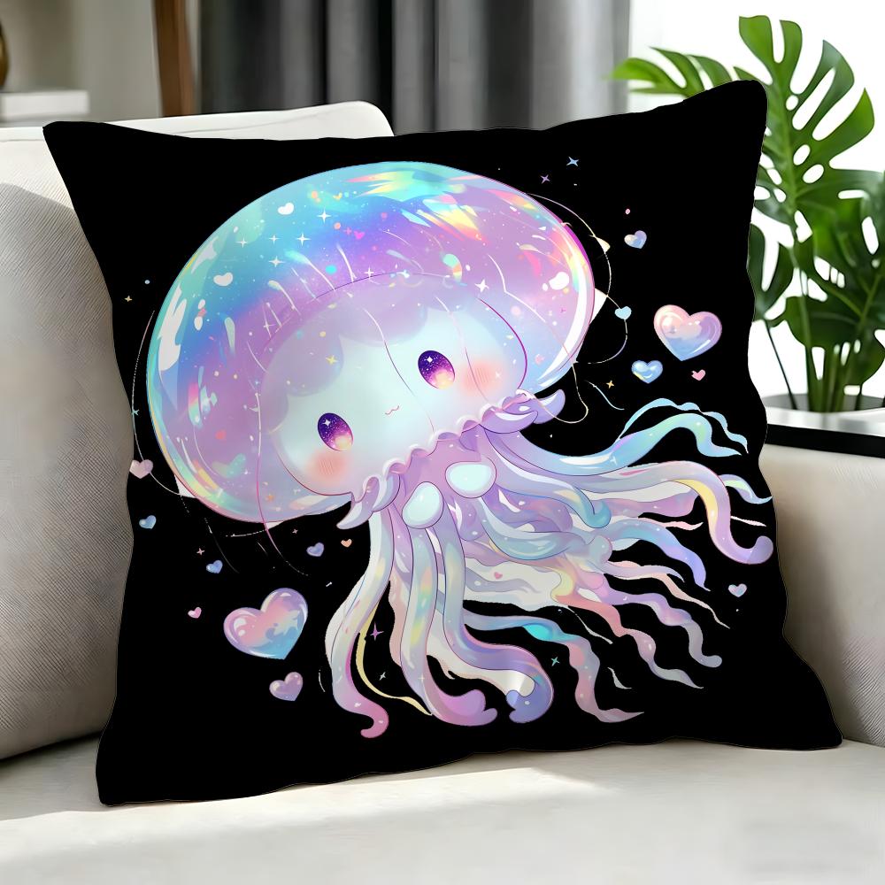 Art JJellyfished Cushion Cover Cushion Cover Set Pcs x x x Pillowcase Decorative Sofa Home Decor