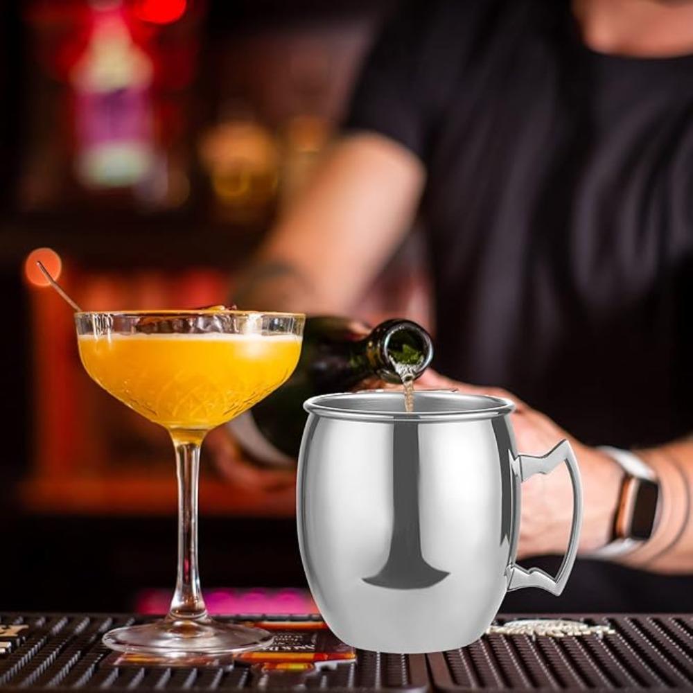 Fall-resistant Moscow Mule Mug with Handle Beer Cup Drinkware Cocktail Wine Cup Gift