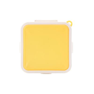 Portable Sandwich Toast Bento Box Reusable Silicone Sandwich Box Eco-Friendly Lunch Food Container Microwavable Dinnerware