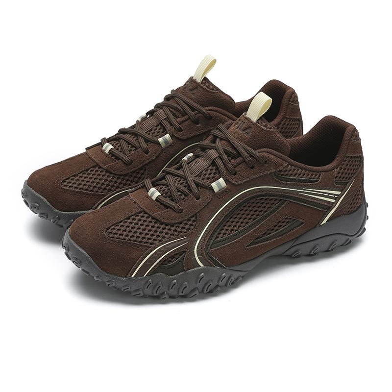 New FILA PEBBLE Cushioning Wear-Resistant Low-Top Running Shoes Women's Garden Brown F12W512157FPS