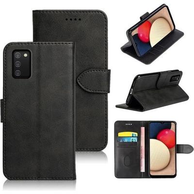 Hülle - Samsung - Galaxy A03S/A02S - Leder - Magnetverschluss - Integrierter Ständer