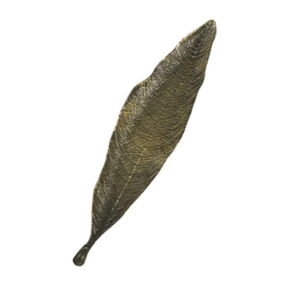 

Antique Incense Holder Handmade Vertical Incense Rack Creative Leaf Incense Tray Tea Ceremony бронзовый