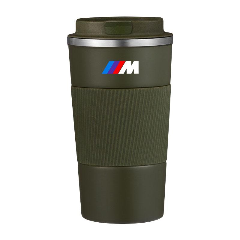 500ml Edelstahl Kaffeebecher Thermosbecher Tragbarer Reise Thermobecher Für BMW E46 E39 E53 E36 F22 E87 E90 E91 E92 E65 X5